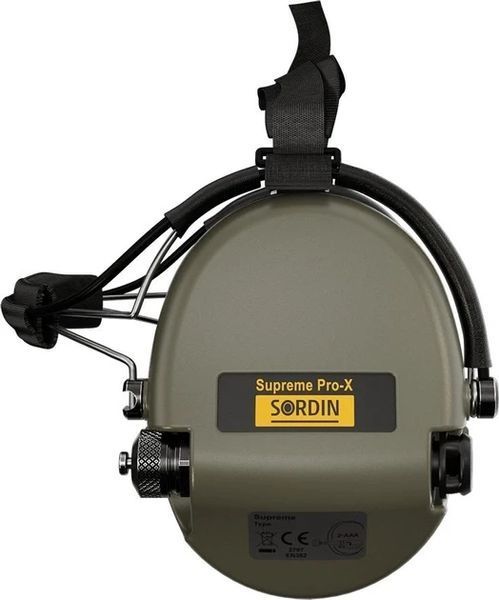 Активные наушники для стрельбы Sordin Supreme Pro X Neckband Green Gel (76302-X-G-S) 76302-X-G-S фото